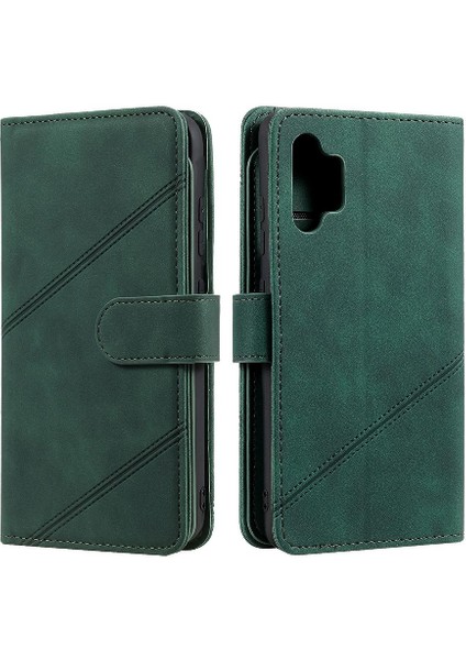 Samsung Galaxy A32 4g Bileklik Pu Deri Cüzdan Flip Folio Kart Için Kılıf (Yurt Dışından)
