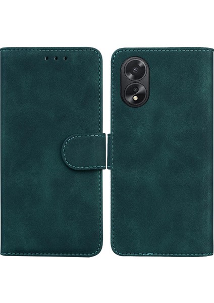 Oppo A38 4g Kart Yuvası Manyetik Standı Tutucu Premium Pu Için Flip Case (Yurt Dışından)