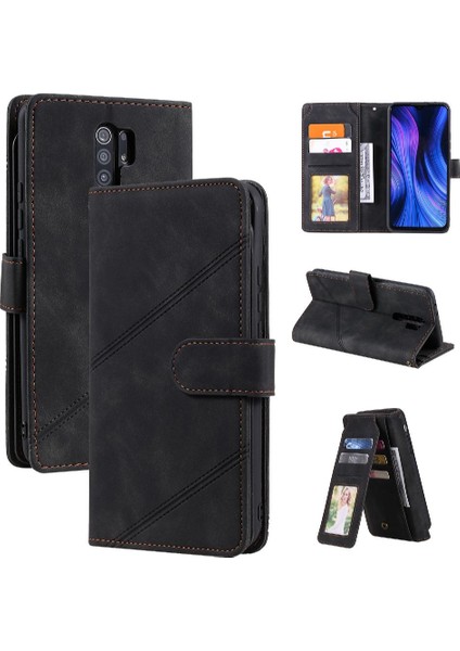 Xiaomi Redmi 9/9 Başbakan Kart Tutucu Için Kickstand Cüzdan Çevir Folio Pu (Yurt Dışından)