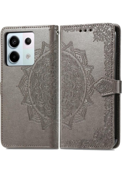 Xiaomi Redmi Not Için Kılıf 13 Pro Zarif Desen Deri Kılıf Basit (Yurt Dışından)