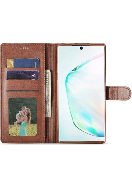Samsung Galaxy Holder 4g Kart Yuvaları Cüzdan Tutucu ile Buzağı Doku (Yurt Dışından) modelleri