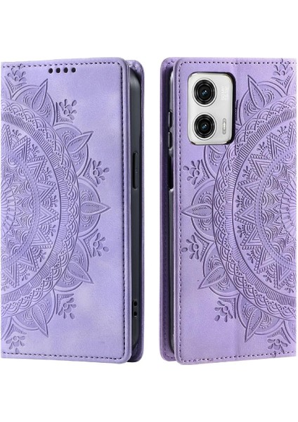 Motorola Moto G Oynamak Için Kılıf 4g 2024 Darbeye Kapak Kapak Tam Yan Pu (Yurt Dışından)