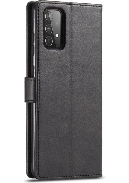 Samsung Galaxy A52S 5g Buzağı Doku Yatay Çevir Deri Kılıf (Yurt Dışından)