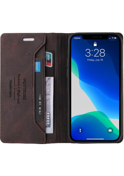 IPhone 13 Için Kılıf Pro Max Premium Deri Premium Deri Kickstand (Yurt Dışından) fırsatları