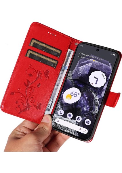 Pixel 8 Için Kılıf ve El Kayışı Cüzdan Telefon Kılıfı ile Kart Yuvası (Yurt Dışından) indirimleri
