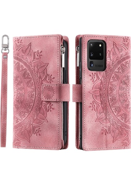 Samsung Galaxy S20 Ultra Karbon Fiber Pu Ince Tahıl ile Eklenmiş (Yurt Dışından)