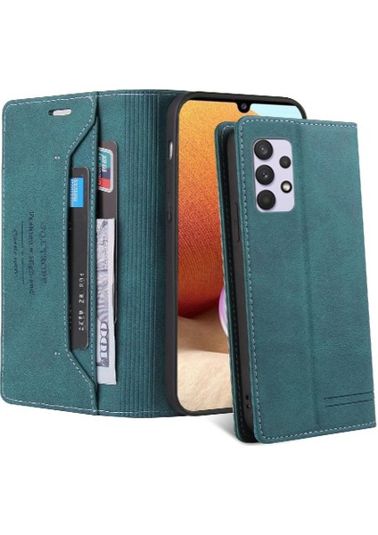 Samsung Galaxy A32 4g Premium Deri Premium Deri Kickstand Için Kılıf (Yurt Dışından) fiyatları
