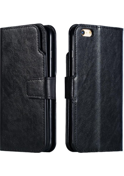 IPhone 6 Için Kılıf Artı/6s Artı 9 Kart Yuvaları Kickstand Cüzdan Manyetik Pu (Yurt Dışından)