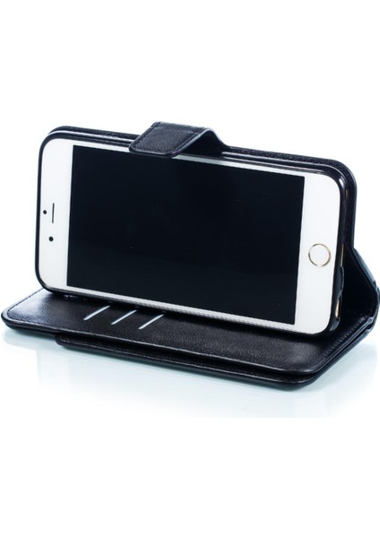 IPhone 6 Için Kılıf Artı/6s Artı 9 Kart Yuvaları Kickstand Cüzdan Manyetik Pu (Yurt Dışından) modelleri