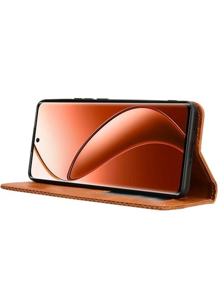 Realme 12 /realme 12 Artı Cüzdan Manyetik Kapatma Pu Deri (Yurt Dışından) modelleri