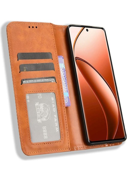 Realme 12 /realme 12 Artı Cüzdan Manyetik Kapatma Pu Deri (Yurt Dışından) fırsatları