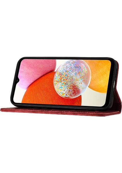 Samsung Galaxy A23 4g/5g Kabartmalı Kelebek Kedi Tutucu Kapak (Yurt Dışından)