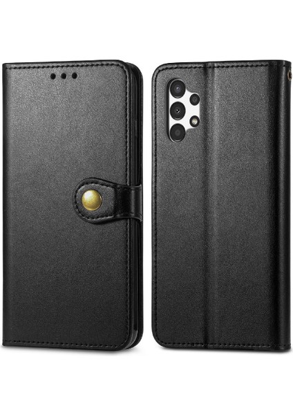 Samsung Galaxy A13 4g Zarif Iş Moda Tasarım Deri (Yurt Dışından)