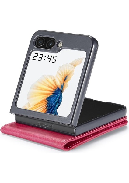 Samsung Galaxy Z Flip 5 Için Kılıf Tutucu ile Buzağı Doku Yatay Çevir (Yurt Dışından) indirimleri