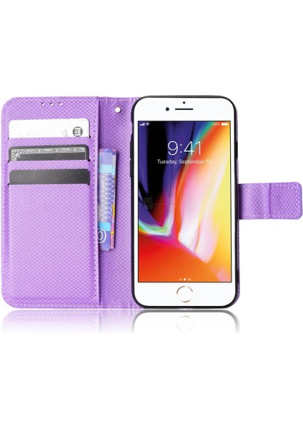 IPhone Se 2022/2020 Kickstand Kapak Kart Tutucu Manyetik Cüzdan (Yurt Dışından) fırsatları