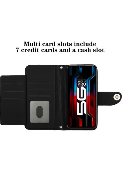 Xiaomi Redmi Için Not 12 Pro 5g Kart Tutucu Darbeye Şık Cüzdan (Yurt Dışından) indirimleri