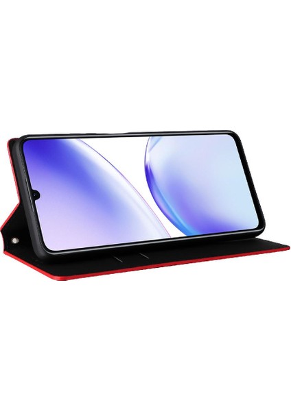 Realme C51 4g Kart Yuvaları Tutucu Manyetik Kapatma 3D Desen Pu (Yurt Dışından)
