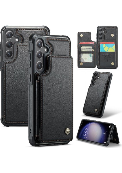 Samsung Galaxy S23 Fe 5g Kart Tutucu Kickstand Pu Için Caseme Cüzdan Kılıf (Yurt Dışından)