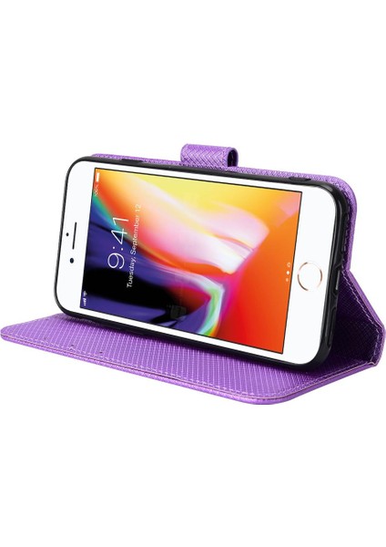 IPhone Se 2020/8/7 Için Kılıf Kapak Kickstand Manyetik Cüzdan Kart Tutucu (Yurt Dışından) fiyatları