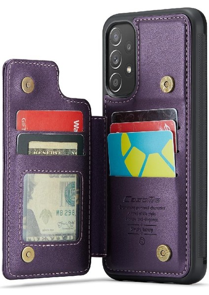 Samsung Galaxy Için Caseme Cüzdan Kılıf A52S 5g Pu Deri Ince Darbeye (Yurt Dışından)
