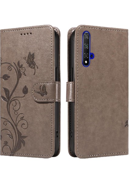 El Kayışı ve Kart Yuvası ile Huawei Nova 5t Için Flip Case Yüksek Kalite (Yurt Dışından)