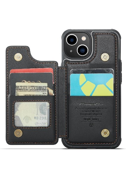 IPhone 14 Için Caseme Cüzdan Durumda Pu Deri Kickstand Ince Darbeye (Yurt Dışından) modelleri