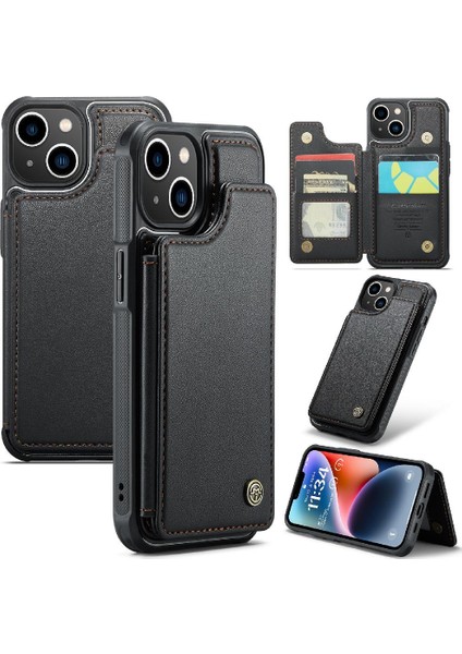 IPhone 14 Için Caseme Cüzdan Durumda Pu Deri Kickstand Ince Darbeye (Yurt Dışından) indirimleri