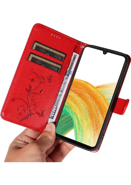 Samsung Galaxy A53 5g Için Kılıf El Kayışı Cüzdan Telefon Kılıfı ile Kabartmalı (Yurt Dışından) indirimleri