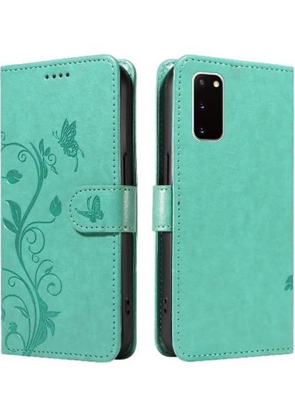 Samsung Galaxy S20 ve Kart Yuvası Cüzdan Telefon Kılıfı Kabartmalı (Yurt Dışından)
