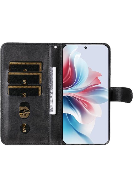 Oppo Oppo 11F Için Kılıf Koruyucu Kapak Kart Yuvası Tutucular Deri Fermuar (Yurt Dışından) modelleri