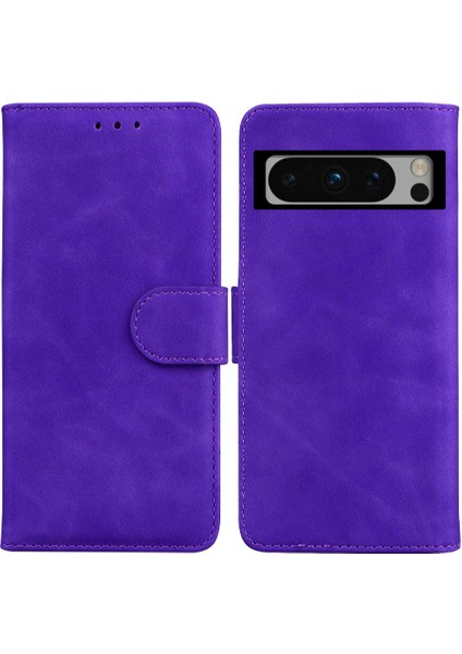 Piksel 8 Pro Kart Yuvası Premium Pu Deri Standı Tutucu Için Flip Case (Yurt Dışından)