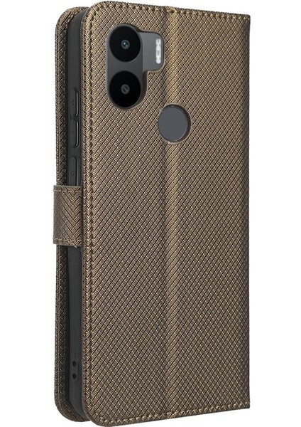 Xiaomi Redmi A1 Artı Kickstand Manyetik Cüzdan Kart Tutucu Kapak (Yurt Dışından)