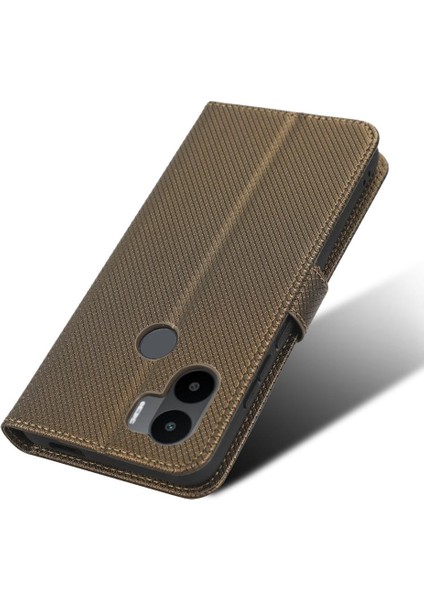 Xiaomi Redmi A1 Artı Kickstand Manyetik Cüzdan Kart Tutucu Kapak (Yurt Dışından)