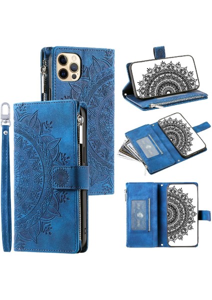 IPhone 12 Için Kılıf Pro Max Alüminyum Metal Logo Karbon Fiber Pu Eklenmiş Pu (Yurt Dışından)