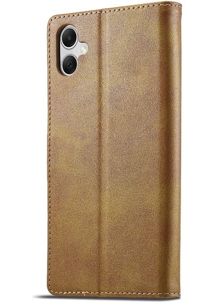 Samsung Galaxy A05 Kart Yuvaları Cüzdan Buzağı Doku Yatay Için Kılıf (Yurt Dışından) fiyatları