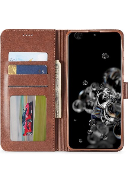 Samsung Galaxy S20 Ultra Tutucu Kart Yuvaları ile Cüzdan Buzağı Flip (Yurt Dışından) fiyatları