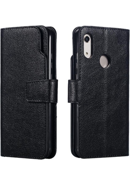 Huawei Y6 2019 Cüzdan Manyetik 9 Kart Yuvaları Pu Deri Kickstand (Yurt Dışından)