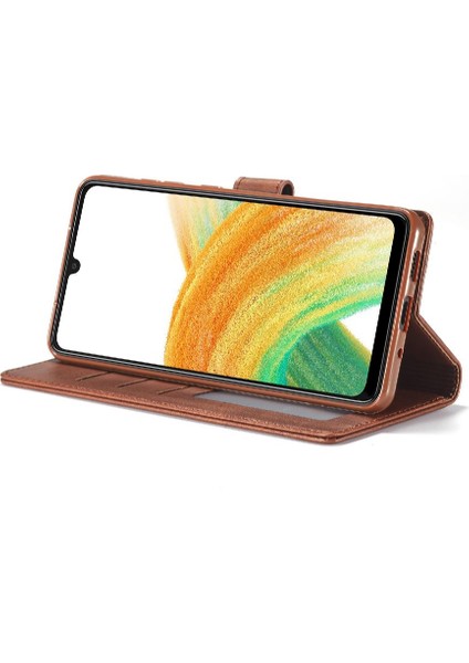 Samsung Galaxy A33 5g Kart Yuvaları Cüzdan Tutucu ile Buzağı Doku (Yurt Dışından) fırsatları