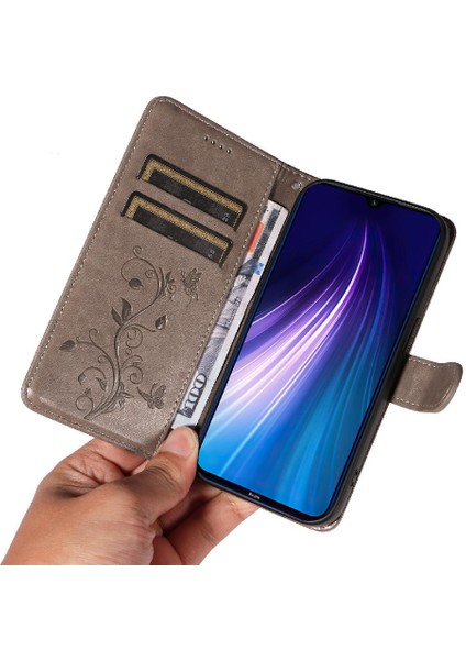 Xiaomi Redmi Için Not 8t Cüzdan Telefon Kılıfı Kabartmalı Kelebek Yüksek (Yurt Dışından) indirimleri