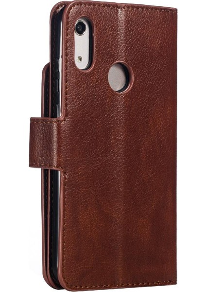 Huawei Y6 2019 Cüzdan Manyetik 9 Kart Yuvaları Pu Deri Kickstand (Yurt Dışından)