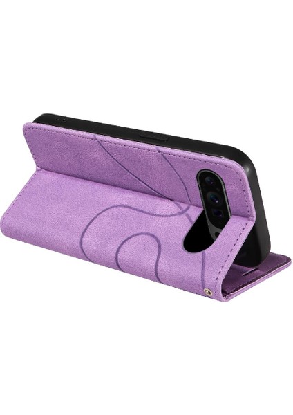 Piksel 9 Pro 5g Için Flip Case Pu Deri Flip Folio Kılıf Kickstand (Yurt Dışından)