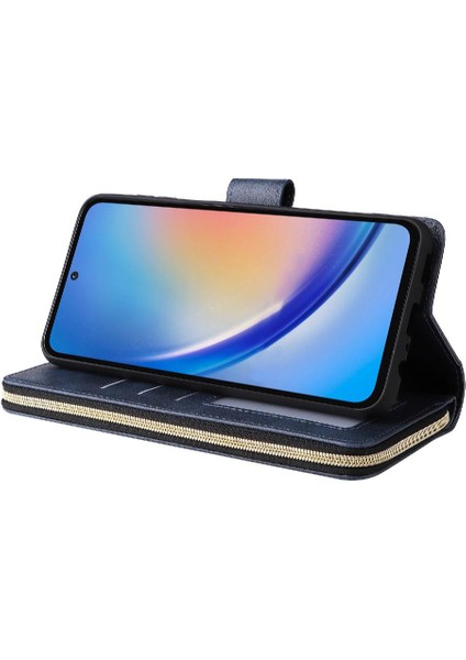Samsung Galaxy A35 5g Için Kılıf ile El Kayışı Kapak Çevirin Cüzdan Kılıf ile (Yurt Dışından) indirimleri