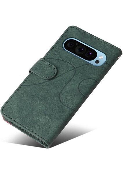 Kart Yuvası ile Piksel 9 5g Pu Deri Flip Folio Kılıf Için Flip Case (Yurt Dışından)