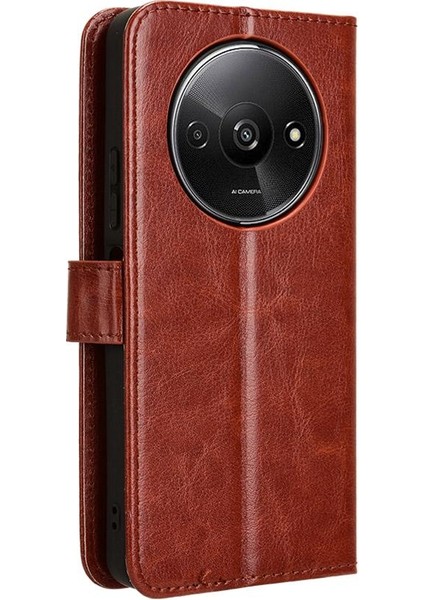 Xiaomi Poco C61 Cüzdan Kapak Çevirin Manyetik Kart Tutucu (Yurt Dışından)