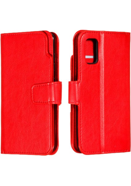 Samsung Galaxy Magnetic Manyetik Kickstand Pu Deri 9 Kart Yuvaları Için Kılıf (Yurt Dışından)