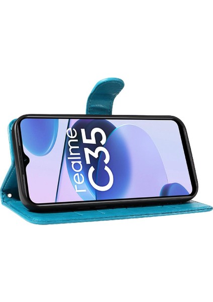 Realme C35 4g Kabartmalı Kelebek El Kayışı ile Yüksek Kalite (Yurt Dışından) indirimleri