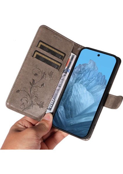 El Kayışı ile Piksel 9 5g Kabartmalı Kelebek Için Flip Case ve (Yurt Dışından) indirimleri