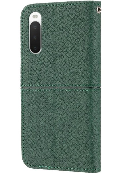 Sony Xperia 1 V Kredi Kartı Tutucu Pu Deri Kapak Flip Folio Için Kılıf (Yurt Dışından)