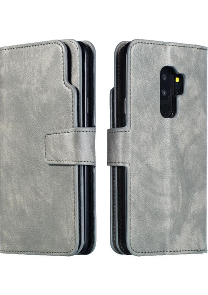 Samsung Galaxy S9 Artı 9 Kart Yuvaları Cüzdan Kickstand Pu Deri (Yurt Dışından) modelleri
