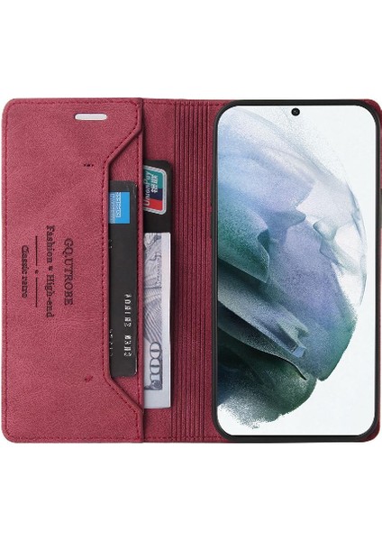 Samsung Galaxy S21 Premium Deri Premium Deri Kickstand Için Kılıf (Yurt Dışından) fiyatları